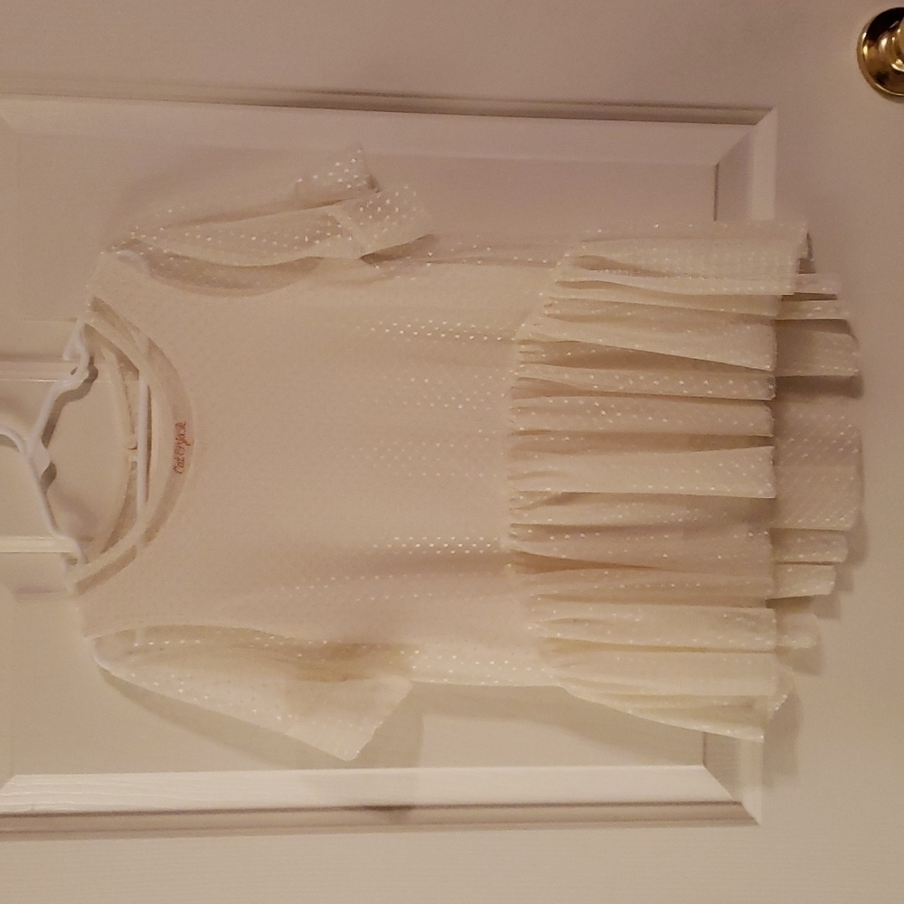 Cat & Jack Sheer Lace Top